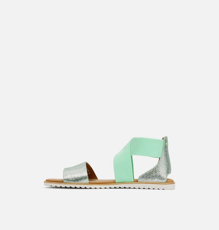 Sorel Kadın Ella™ Flat - Sandalet Nane - 068-RDEIOB